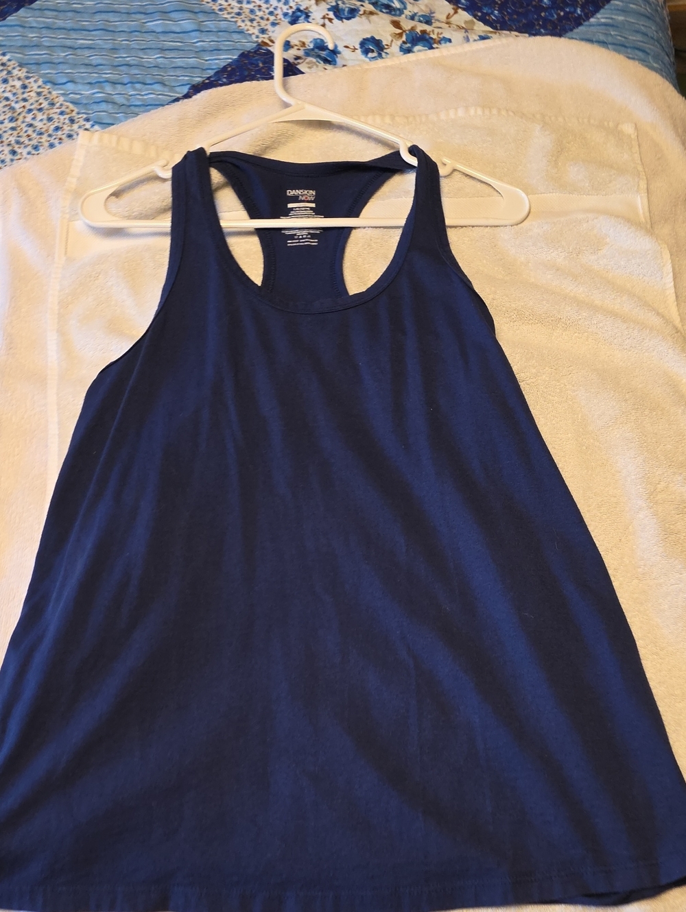 Danskin Navy Racerback Tank Top